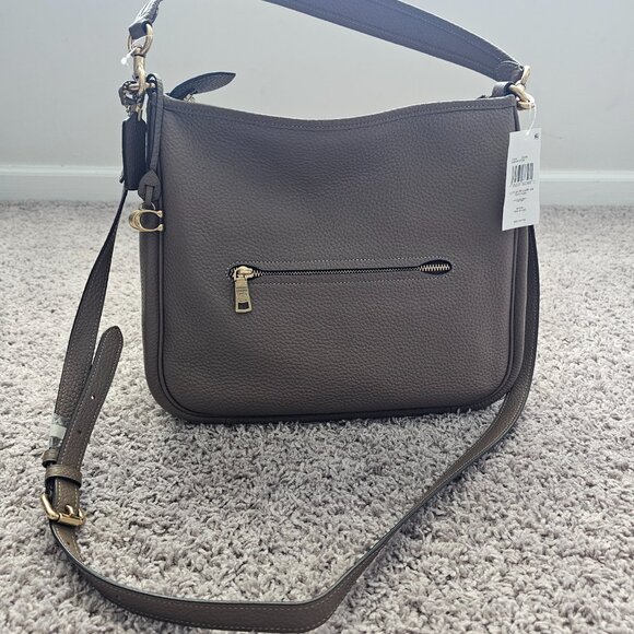 Coach Cary Shoulder Bag in Dark Stone - Picture 3 of 15